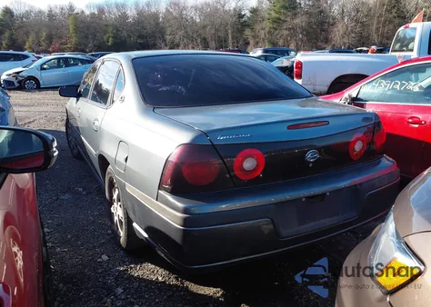 2005 Chevrolet Impala из США, поврежденный, VIN 2G1WF52E359201394